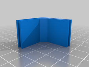 meine angepasste parametrische mini modulare Rahmensystem - corner-block-Bahn kundengebundene 3d print model - Mito3D