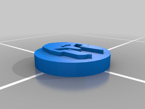 il logo di un casco dd dnd evocare token 3d print model - Mito3D