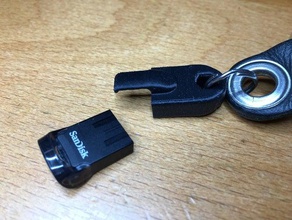 sandisk ultra fit usb-stick Schlüsselanhänger usb-stick-Halter 3d print model - Mito3D