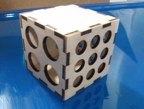 tube cube 3d print model - Mito3D