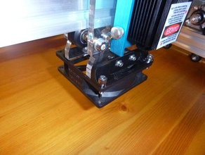 eleksmaker elekslaser de ar auxiliar montagem ventilador 80mm gravador do laser atualização 3d print model - Mito3D