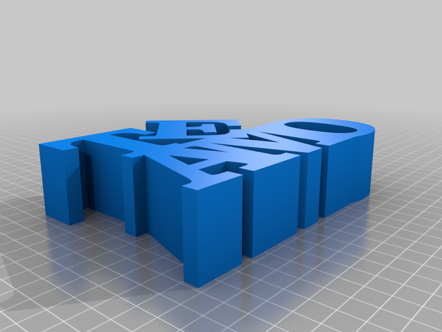 te amo su misura 3D print model - Mito3D