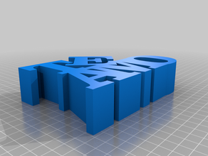 te amo kundengebundene 3d print model - Mito3D