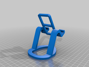 phone holder stand portable 3d print model - Mito3D