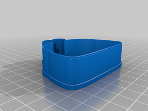purse clutch cookie cutter 3d print model - Mito3D
