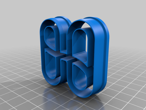 harmony - cookie cutter cake crypto cryptocurrency one 3d print model - Mito3D