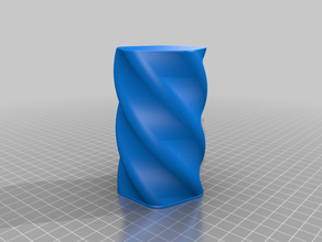 my customized satisfying twist container 3d print model - Mito3D