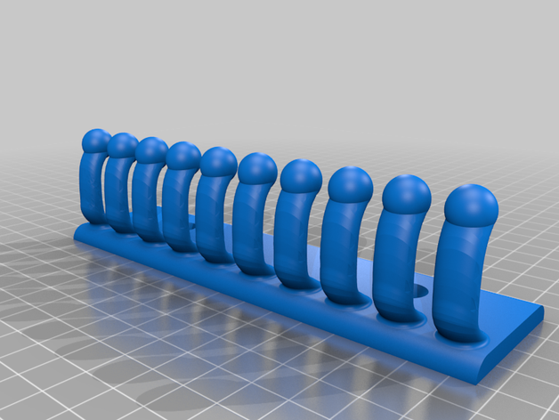 un autre rack support c bles usb 3D print model - Mito3D