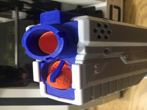 nerf rival kronos front plate clearance hole 3d print model - Mito3D