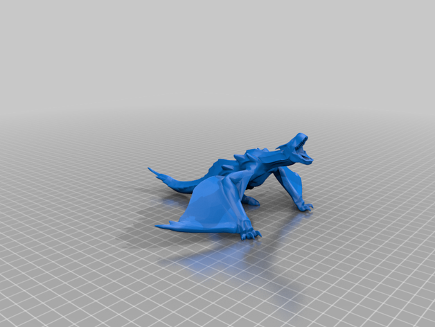 dragon 3D print model - Mito3D