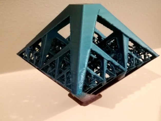 fractal pyramid eisenscript structure synth 3D print model - Mito3D