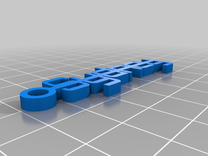portachiavi sydney minima su misura 3d print model - Mito3D