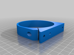 moroso canister mounting clamp 3d print model - Mito3D