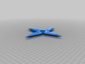throwing star 3d print model - Mito3D