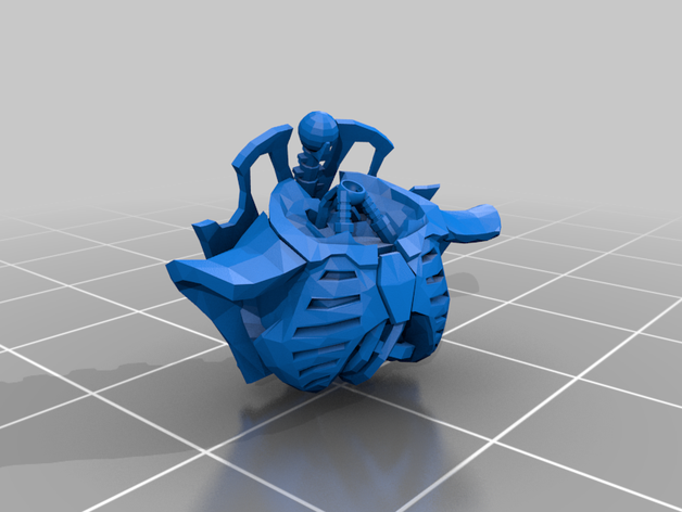 signore immortale terminatori 40k necron 3D print model - Mito3D