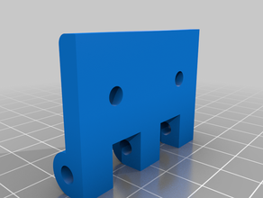 sapphirepro any 3d printer - custom door hinge magnetic handle sapphire pro 3d print model - Mito3D
