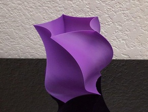 hypocycloid florero de matemáticas art openscad solidpython jarrón modo 3d print model - Mito3D