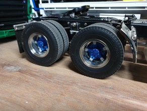 araña inserciones de tamiya ruedas camión 114 camiones la rueda 3d print model - Mito3D
