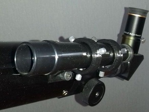 çift yüzük finderscope dahil dirsek teleskop 3d print model - Mito3D
