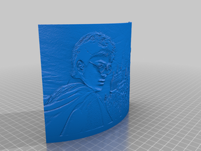 lithophanie harry potter lithophane 3d print model - Mito3D