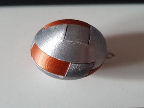 llavero esfera sfera di puzzle portachiavi Puzzle 3d slash keychain 3d print model - Mito3D
