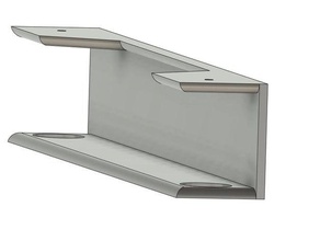 laptop under shelf table rack hp elitebook accessories bracket stand 3d print model - Mito3D