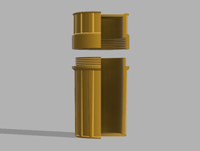 uhc-l utility hermetic container cache dry emergency military modular outdoor prepper prepping survival 3d print model - Mito3D