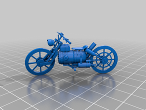 wild west moto - steampunk 40k dieselpunk tnt underhiver 3d print model - Mito3D