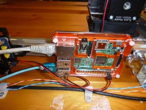 eleksmaker elekslaser pimoroni pibow monte grabador láser la actualización 3d print model - Mito3D