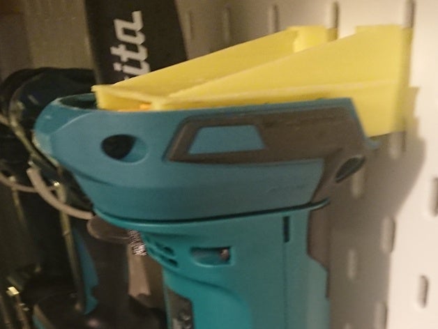 skadis halterung f r makita-maschinen ikea makita 3D print model - Mito3D