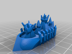 fantasia flotta la barca manowar norse tavolo di gioco viking warhammer 3d print model - Mito3D