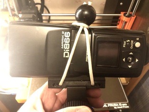 flash adaptador de montaje el la cámara monte 3d print model - Mito3D
