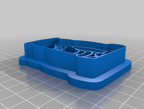 Eule Ausstecher cookie cutter 3d print model - Mito3D