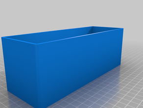 my customized open storage box 3d print model - Mito3D