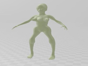 female alien 3d print model - Mito3D