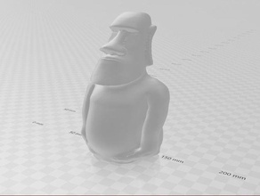 statue moai 3d print model - Mito3D