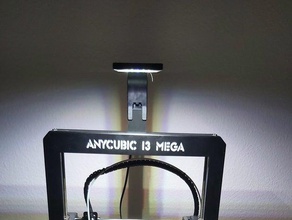 i3mega aquael led light adapter anycubic i3 mega 3d print model - Mito3D