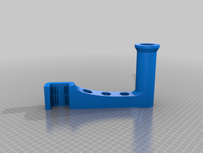 prusa bear spool holder - no t-nuts required filament mount 3d print model - Mito3D