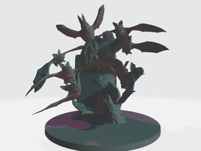 bat swarm v2 morcego dnd pathfinder enxame 3d print model - Mito3D