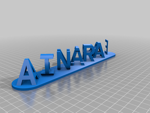 ainara aguirre personalizado 3d print model - Mito3D