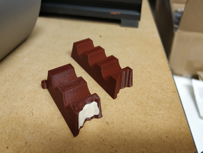 kinder bite art chocolate 3d print model - Mito3D