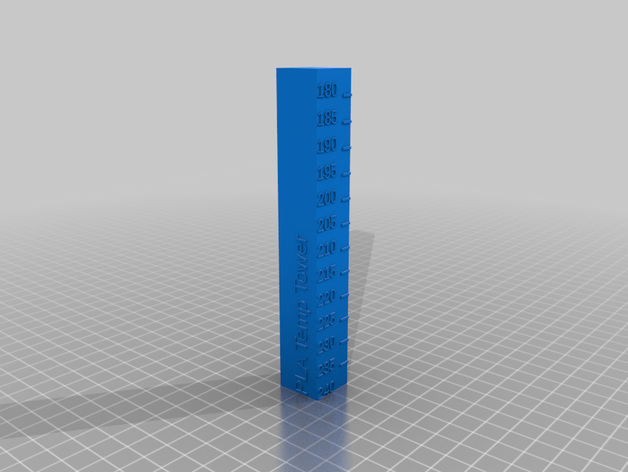 pla temp torre personalizado 3D print model - Mito3D
