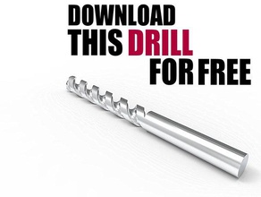 drill-mechanische Teil drill bit engineering 3d print model - Mito3D