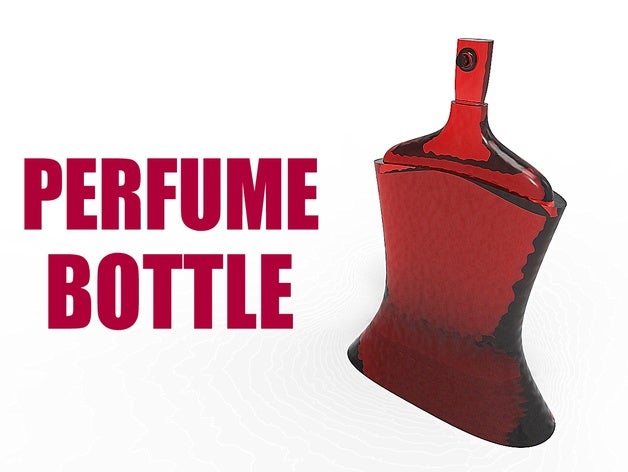flacon de parfum la bouteille le vin 3D print model - Mito3D