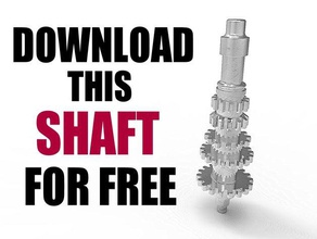 shaft crankshaft engineering engineeringproject 3d print model - Mito3D