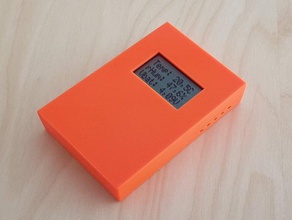 custodia fatta in casa desktop termometro igrometro 3d print model - Mito3D