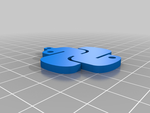 python logotipo brinco brincos colar 3d print model - Mito3D