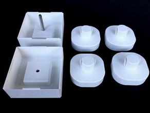 tesla model 3 jack conjunto de almofada caixa jackpad 3d print model - Mito3D