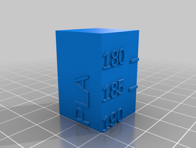 pla mini temp Kulesi özelleştirilmiş 3D print model - Mito3D