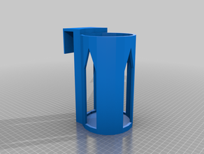 swing-water-bottle-holder-v1 3d print model - Mito3D